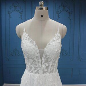 Darius Cordell - WT4672 - Empire Waist a-line embellished wedding gown FOR SALE